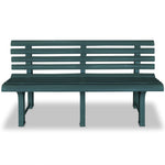 Hagebenk 145,5 Cm Plast Grønn