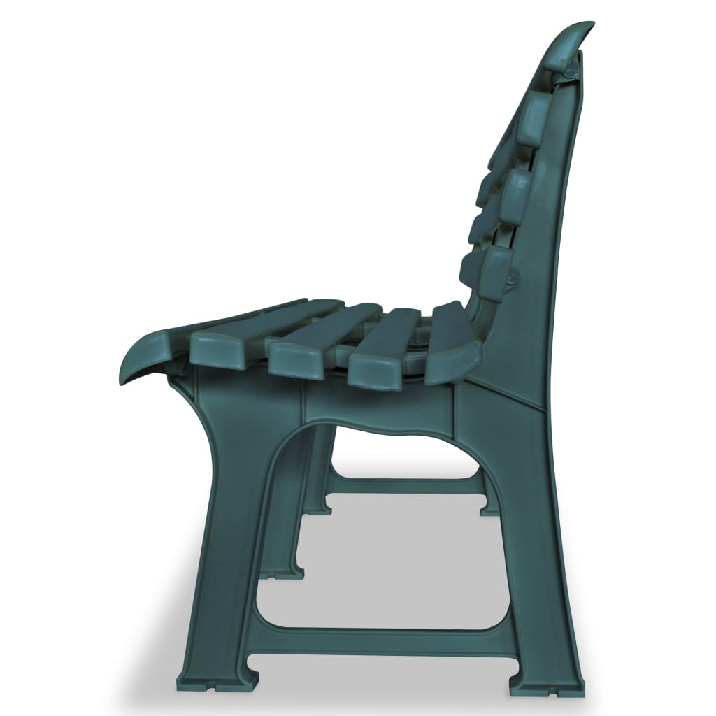 Hagebenk 145,5 Cm Plast Grønn