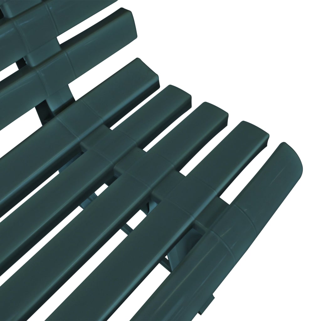 Hagebenk 145,5 Cm Plast Grønn