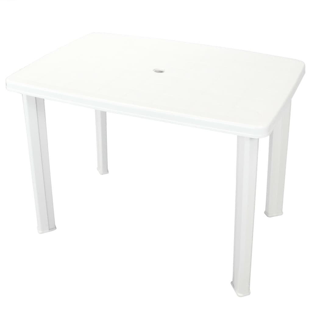 Hagebord Hvitt 101X68X72 Cm Plast