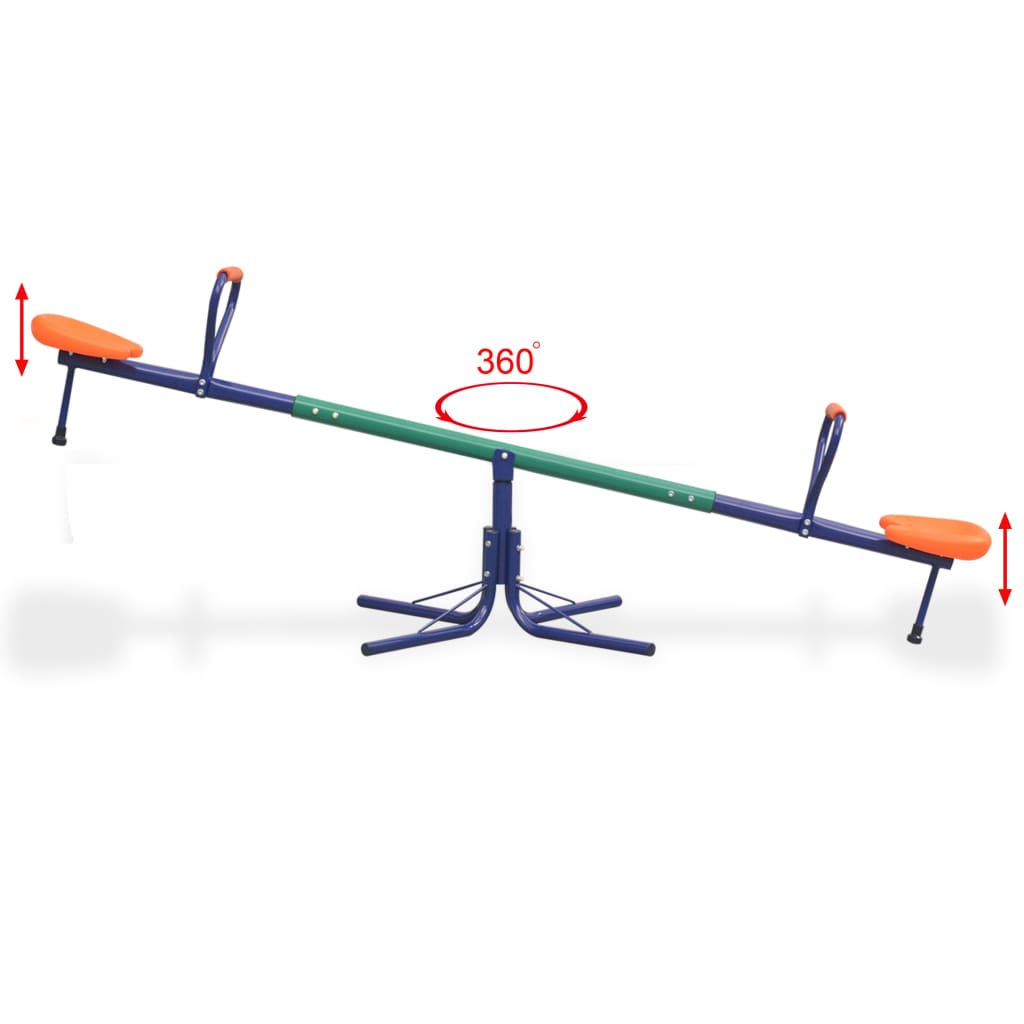 360-Graders Roterende Vippehuske Oransje