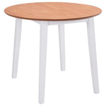 Klaffebord Rund Mdf Hvit