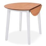 Klaffebord Rund Mdf Hvit