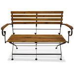 Sammenleggbar Hagebenk 112 Cm Heltre Akasie
