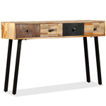 Konsollbord Gjenvunnet Heltre Teak 120X30X76 Cm