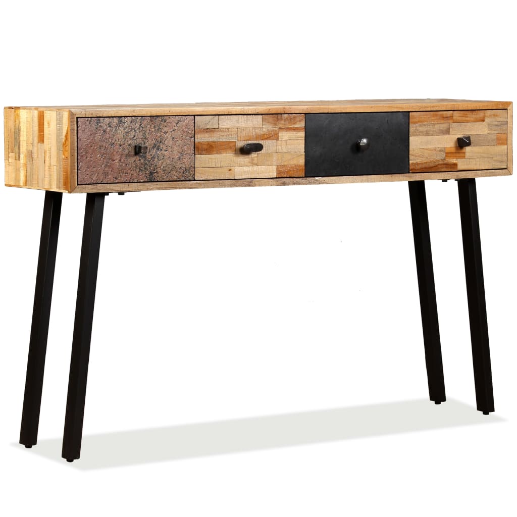 Konsollbord Gjenvunnet Heltre Teak 120X30X76 Cm