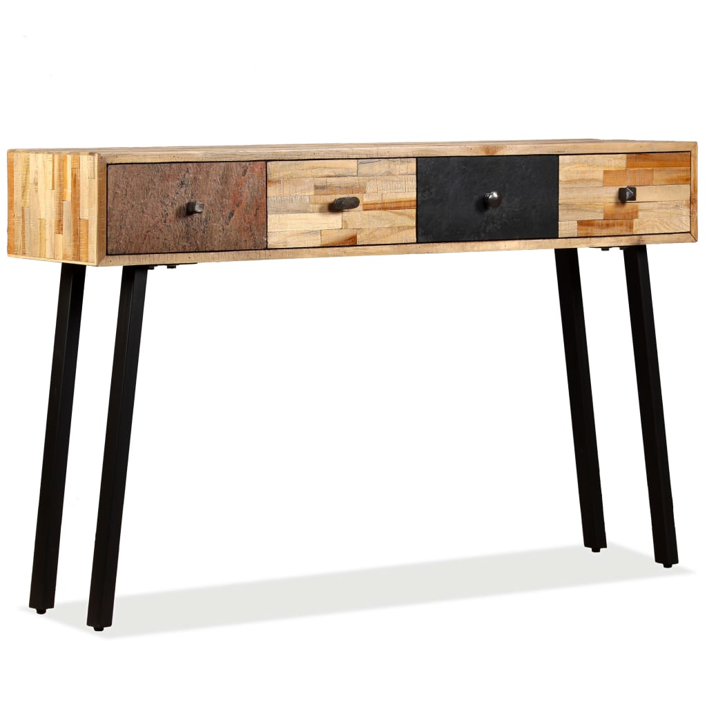 Konsollbord Gjenvunnet Heltre Teak 120X30X76 Cm