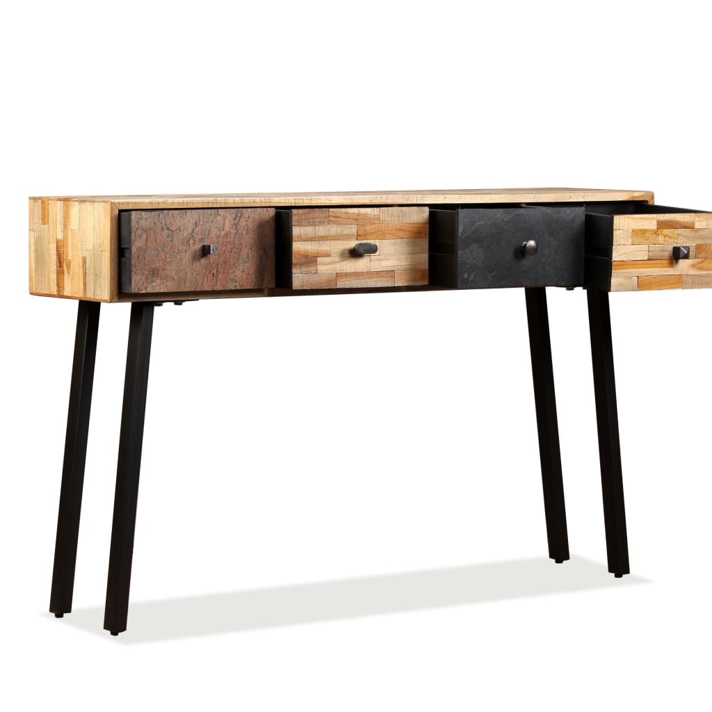 Konsollbord Gjenvunnet Heltre Teak 120X30X76 Cm