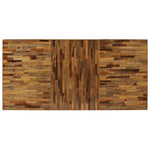 Spisebord Gjenvunnet Teak Og Stål 180X90X76 Cm