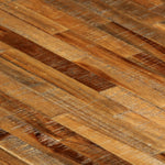 Spisebord Gjenvunnet Teak Og Stål 180X90X76 Cm