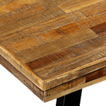 Spisebord Gjenvunnet Teak Og Stål 180X90X76 Cm