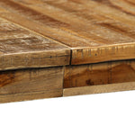 Spisebord Gjenvunnet Teak Og Stål 180X90X76 Cm