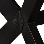 Spisebord Heltre Mango Og Stålkors 180 Cm
