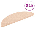 Selvklebende Trappematter Nålestempel 15 Stk 56X17X3 Cm Krem