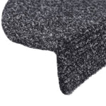 Selvklebende Trappematter Nålestempel 15 Stk 56X17X3Cm Mørk Grå