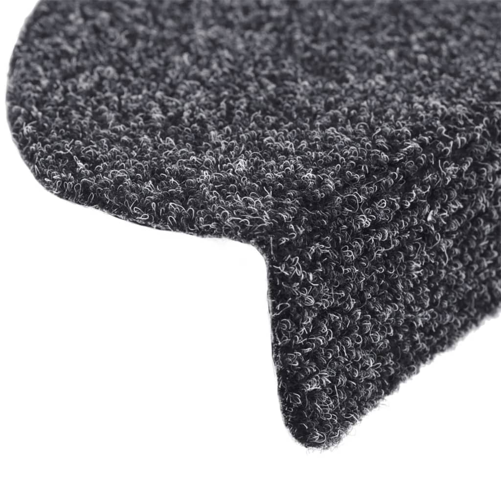 Selvklebende Trappematter Nålestempel 15 Stk 56X17X3Cm Mørk Grå