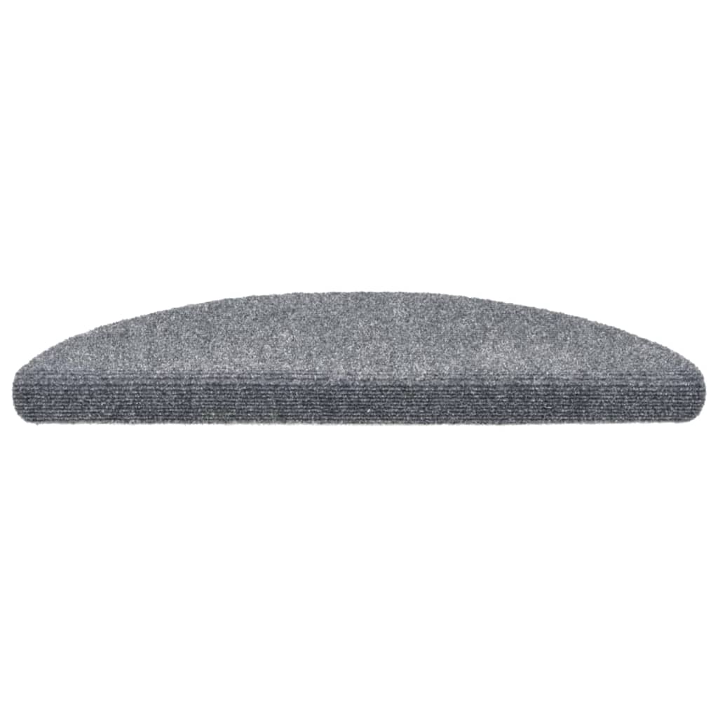 Selvklebende Trappematter Nålestempel 15 Stk 56X17X3Cm Lys Grå