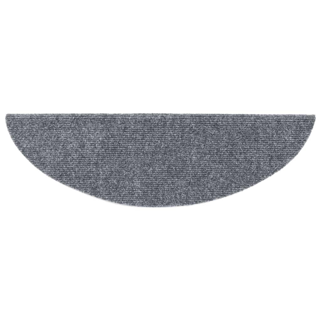 Selvklebende Trappematter Nålestempel 15 Stk 56X17X3Cm Lys Grå