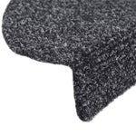 Selvklebende Trappematter Nålestempel 15 Stk 65X21X4Cm Mørk Grå