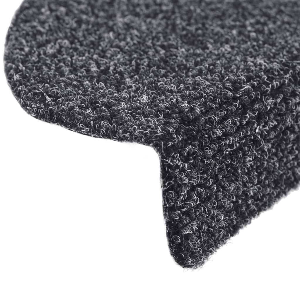 Selvklebende Trappematter Nålestempel 15 Stk 65X21X4Cm Mørk Grå