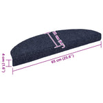 Selvklebende Trappematter Nålestempel 15 Stk 65X21X4 Cm Blå
