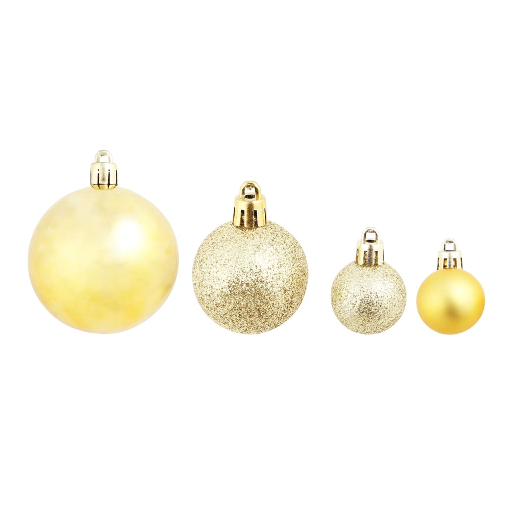 Julekuler 100 Stk Rød/Gull/Grønn