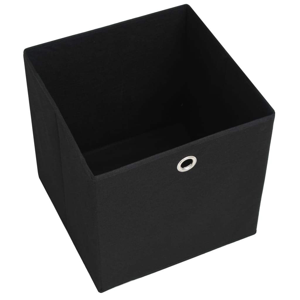 Oppbevaringsbokser 10 Stk Ikke-Vevet Stoff 32X32X32 Cm Svart