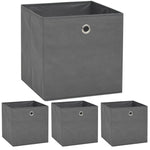 Oppbevaringsbokser 4 Stk Ikke-Vevet Stoff 32X32X32 Cm Grå