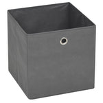 Oppbevaringsbokser 4 Stk Ikke-Vevet Stoff 32X32X32 Cm Grå