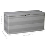 Putekasse 117X45X56 Cm Grå
