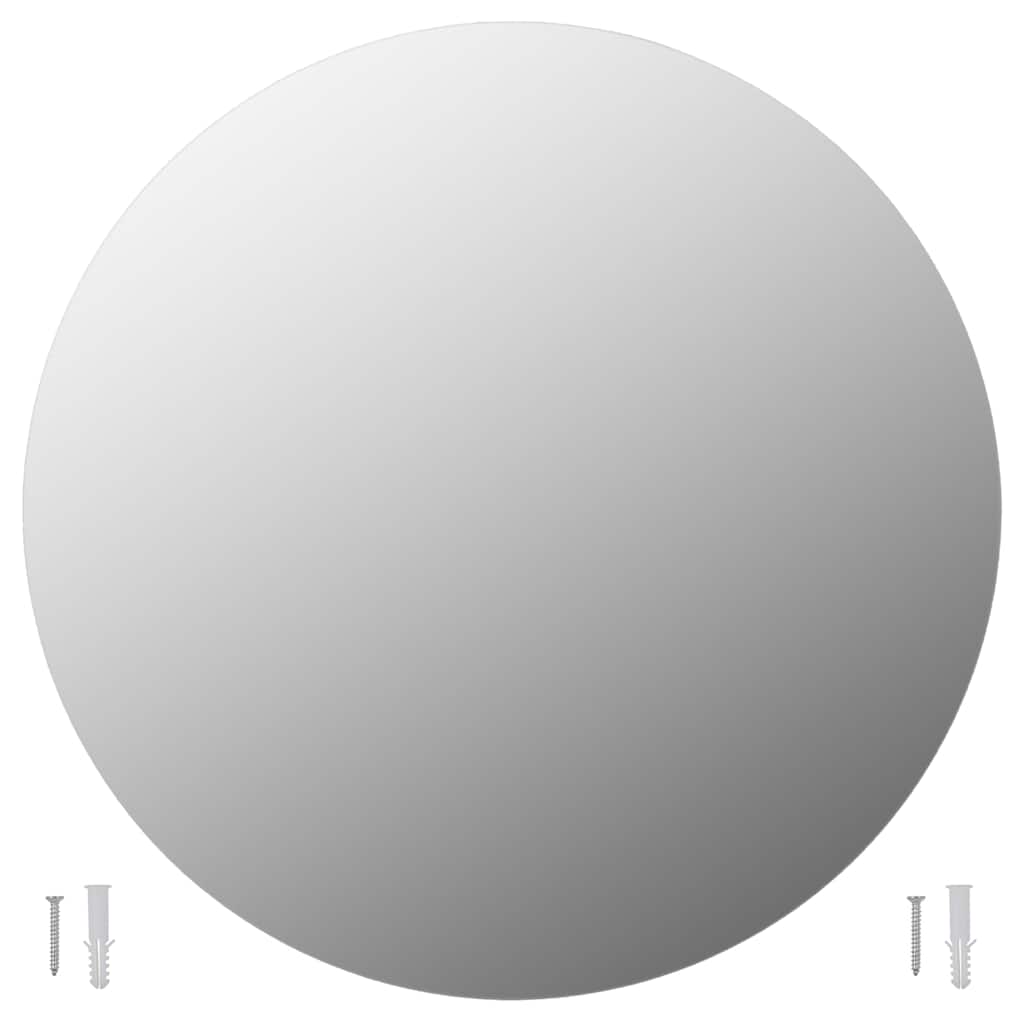Veggspeil 60 Cm Rundt Glass