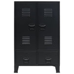 Garderobe Metall Industriell Stil 67X35X107 Cm Svart