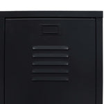 Garderobe Metall Industriell Stil 67X35X107 Cm Svart