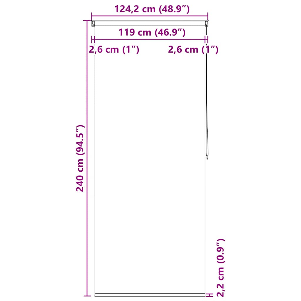 Dusjforheng 120X240 Cm Boble