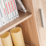 Tv-Veggenhet Med Led-Lys Sonoma Eik