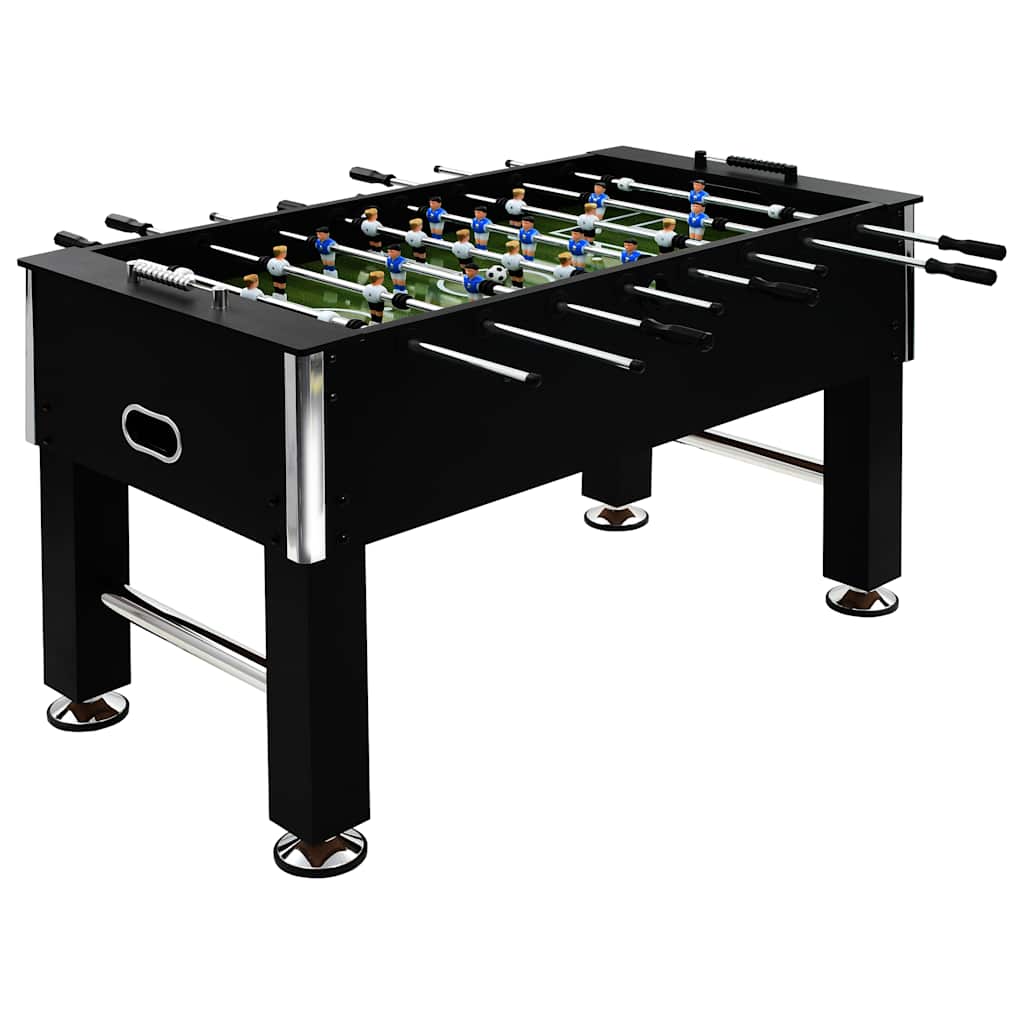 Fotballbord Stål 60 Kg 140X74,5X87,5 Cm Svart