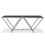 Foldbart Tapetbord Mdf Og Aluminium 200X60X78 Cm
