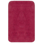 Baderomsmattesett 3 Stk Stoff Fuksia