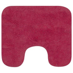 Baderomsmattesett 3 Stk Stoff Fuksia