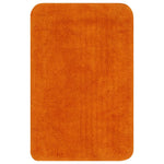 Baderomsmattesett 3 Stk Stoff Oransje