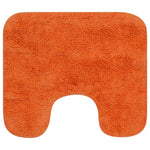 Baderomsmattesett 3 Stk Stoff Oransje