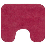 Baderomsmattesett 2 Stk Stoff Fuksia