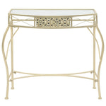Sidebord Fransk Stil Metall 82X39X76 Cm Gull