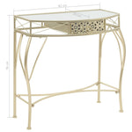 Sidebord Fransk Stil Metall 82X39X76 Cm Gull