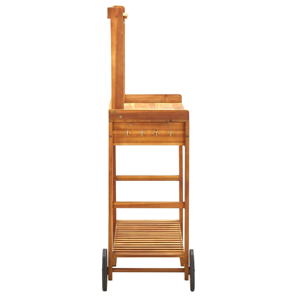 Utendørs Kjøkkentralle Heltre Akasie 92X43,5X141,5 Cm