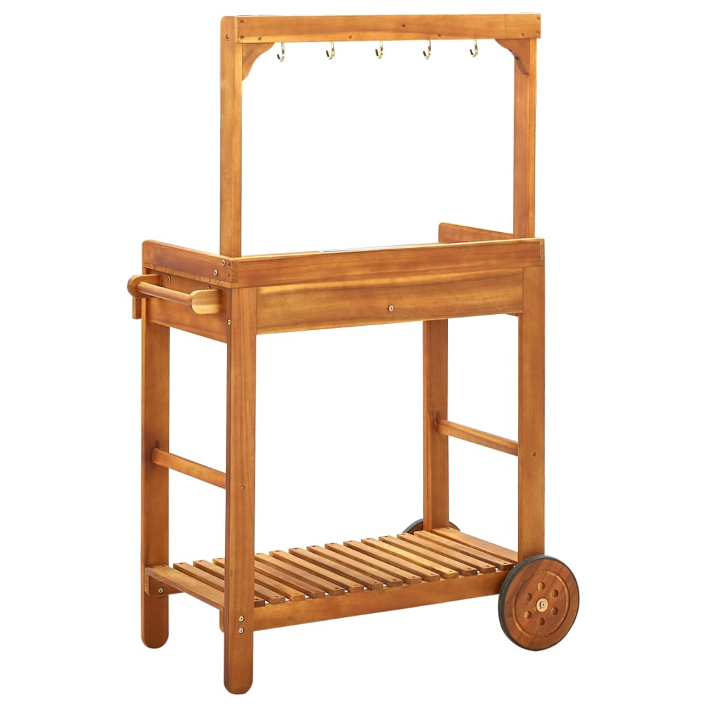 Utendørs Kjøkkentralle Heltre Akasie 92X43,5X141,5 Cm