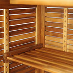 Barbord 110X50X105 Cm Heltre Akasie