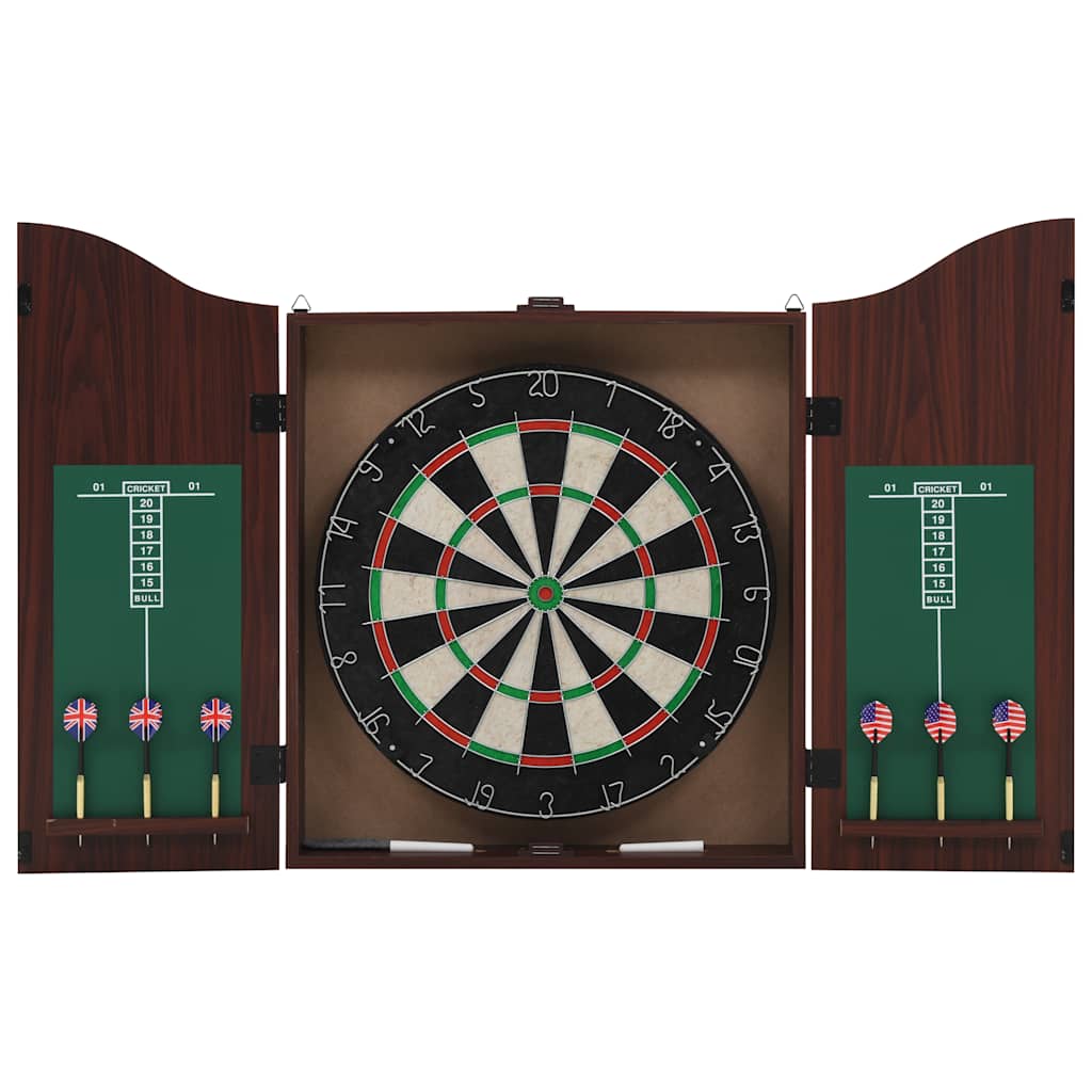 Profesjonell Dartskive Sisal Med Skap Og 6 Darts