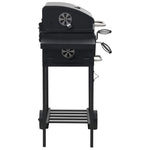 Kullgrill Med Bunnhylle Svart