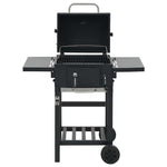 Kullgrill Med Bunnhylle Svart